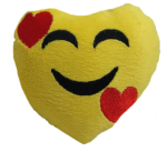 Heart Design Emoji Key Tag , Key Chain - Red  Yellow Green Pink