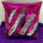 Reversible Sequin Magic Mermaid  Color Changing Home Decor Sofa Cushion Covers/ Throw Pillow Covers 16x16 Inches ( 40x40cm) - Image 5