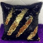 Reversible Sequin Magic Mermaid  Color Changing Home Decor Sofa Cushion Covers/ Throw Pillow Covers 16x16 Inches ( 40x40cm) - Image 6