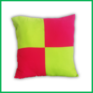 Two Colour Square Design Room Decorative Cushion Covers / Throw Pillow covers 18x18 inches (45x45cm)