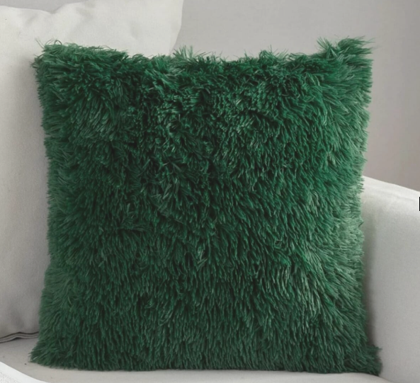 Plush Fur Cushion Covers Home Decor Sofa Cushion Covers / Throw pillow covers 16x16 and 18x18 inches (42x42cm)