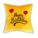 Happy Birthday Gift Embroider Pillow Gift For Everyone - Red, Yellow, Blue - Image 3