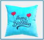 Happy Birthday Gift Embroider Pillow Gift For Everyone - Red, Yellow, Blue