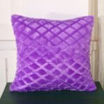 Diamond Style Soft Plush Fur Home Decor Sofa Cushion Covers / Throw Pillow Covers 43x43cm - Image 7
