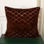 Diamond Style Soft Plush Fur Home Decor Sofa Cushion Covers / Throw Pillow Covers 43x43cm - Image 9