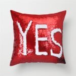 Reversible Sequin Magic Mermaid  Color Changing Home Decor Sofa Cushion Covers/ Throw Pillow Covers 16x16 Inches ( 40x40cm) - Image 9
