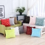 Gold Feather Fur Home Decor Sofa Cushion Cover / Throw Pillow Cover – 18×18 Inches (45×45 cm) - Image 2