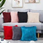 Fluffy Faux Fur Cushion Covers /Throw Pillow Covers 17x17 inches (43x43cm) - Image 13