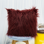 Fluffy Faux Fur Cushion Covers /Throw Pillow Covers 17x17 inches (43x43cm) - Image 11
