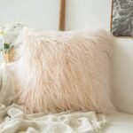 Fluffy Faux Fur Cushion Covers /Throw Pillow Covers 17x17 inches (43x43cm) - Image 9
