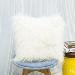 Fluffy Faux Fur Cushion Covers /Throw Pillow Covers 17x17 inches (43x43cm) - Image 10
