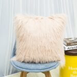 Fluffy Faux Fur Cushion Covers /Throw Pillow Covers 17x17 inches (43x43cm) - Image 4