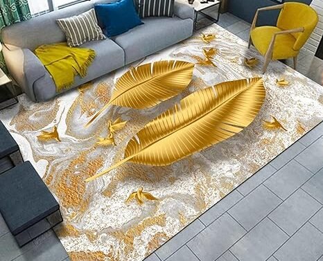 Modern Design Luxury Large Area Plush Rugs Carpet [Gallery-02] (160cm x 230cm)
