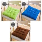 Chair Pads Seat Cushion with Ties, Outdoor Indoor Soft Thicken Comfy Seat Pads Kitchen Chair Cushions for Home Office Car Patio (40cm x 40cm) - Image 12