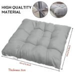 Chair Pads Seat Cushion with Ties, Outdoor Indoor Soft Thicken Comfy Seat Pads Kitchen Chair Cushions for Home Office Car Patio (40cm x 40cm) - Image 13