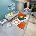 Modern Design Luxury Large Area Plush Rugs Carpet [Gallery-01] (160cm x 230cm) - Image 17