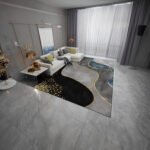 Modern Design Luxury Large Area Plush Rugs Carpet [Gallery-01] (160cm x 230cm) - Image 10