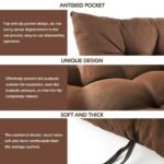 Chair Pads Seat Cushion with Ties, Outdoor Indoor Soft Thicken Comfy Seat Pads Kitchen Chair Cushions for Home Office Car Patio (40cm x 40cm) - Image 3