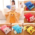 2 in 1 Kids Blanket Cartoon design