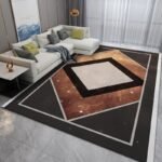 Modern Design Luxury Large Area Plush Rugs Carpet [Gallery-01] (160cm x 230cm)