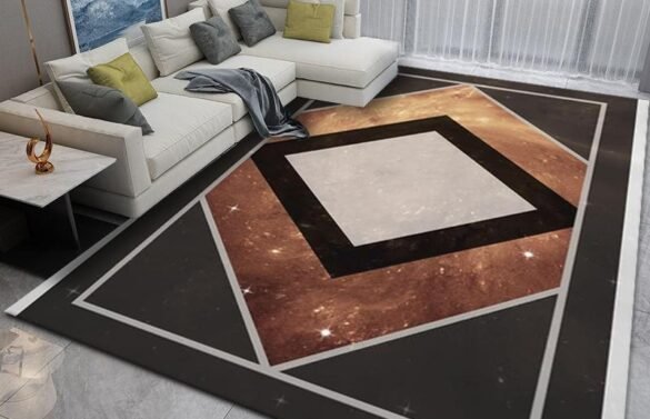 Modern Design Luxury Large Area Plush Rugs Carpet [Gallery-01] (160cm x 230cm)